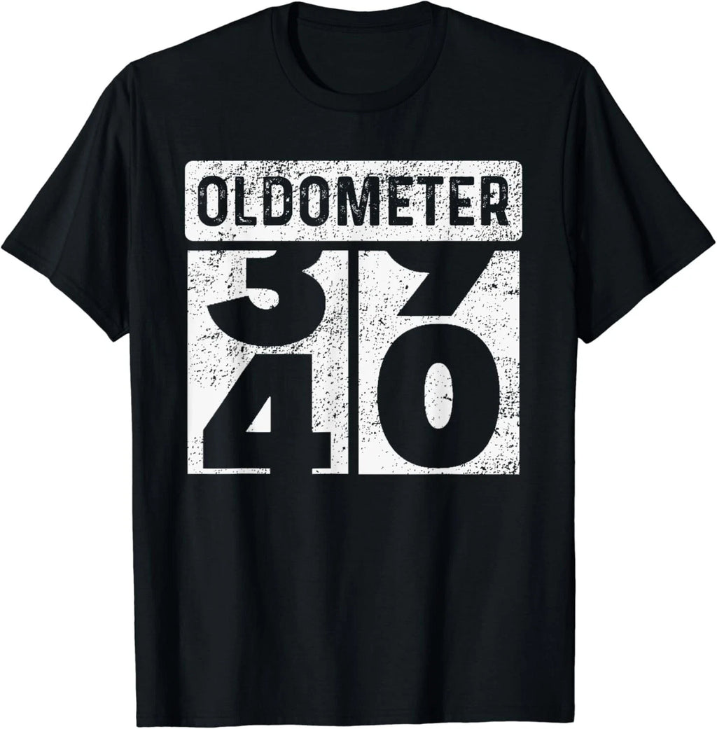 Oldometer Odometer Funny 40th Birthday Gift 40 yrs Old Joke Gift Unisex T-Shirt