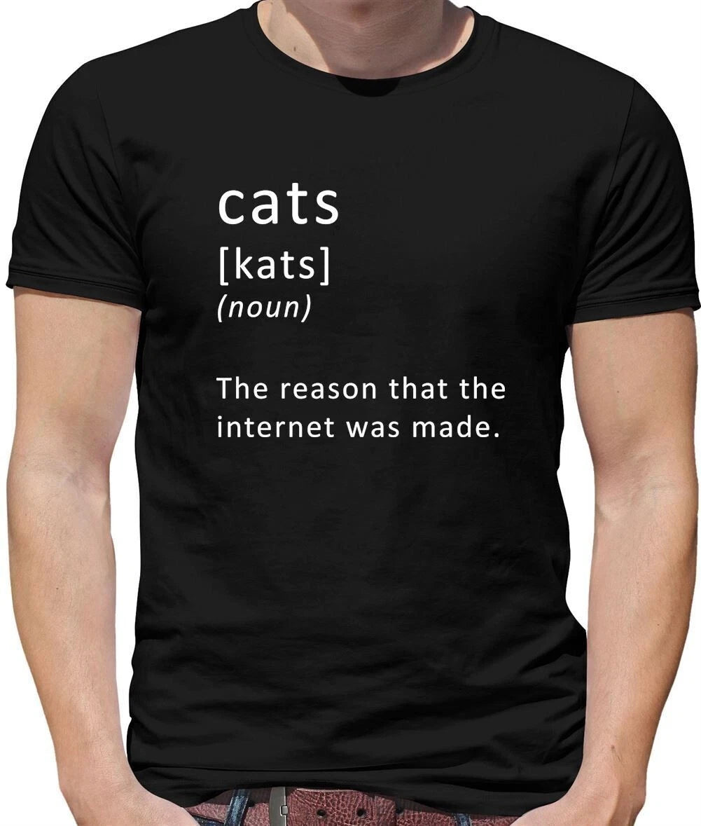 Funny Definition Cats - T-Shirt - Cat Pet Internet Same Funny