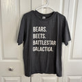 Gildan Bears Beets Battlestar Galactica Dwight Schrute Short Sleeve Tee Size L