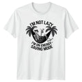 Im Not Lazy Im On T-Shirt Skeleton Hammock Humor Birthday Gift For Him And Her