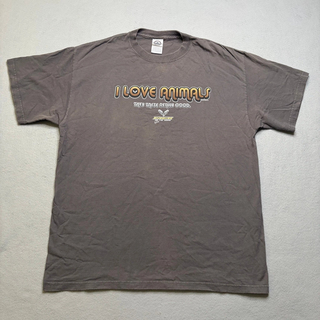Vintage Sneekeez “I Love Animals They Taste Really Good” T-Shirt Men’s Large