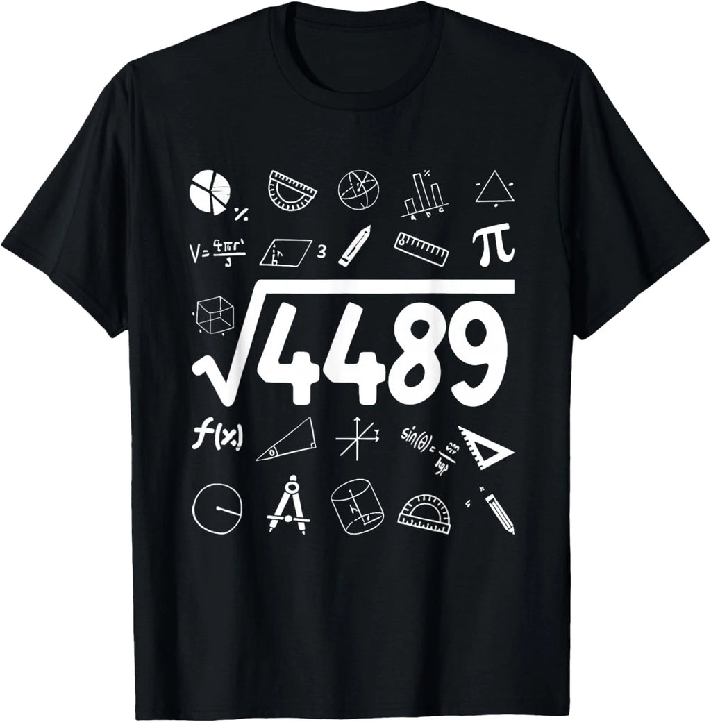Meme Square Root 4489 Slang 6 7 Math Teacher Unisex T-Shirt