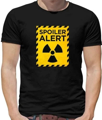 Spoiler Alert Mens T-Shirt - Film - Spoilers - Movie - Meme - Funny