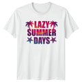 Lazy Summer Days Starfish Summer Mens T-Shirt Womens Graphic Tee Unisex