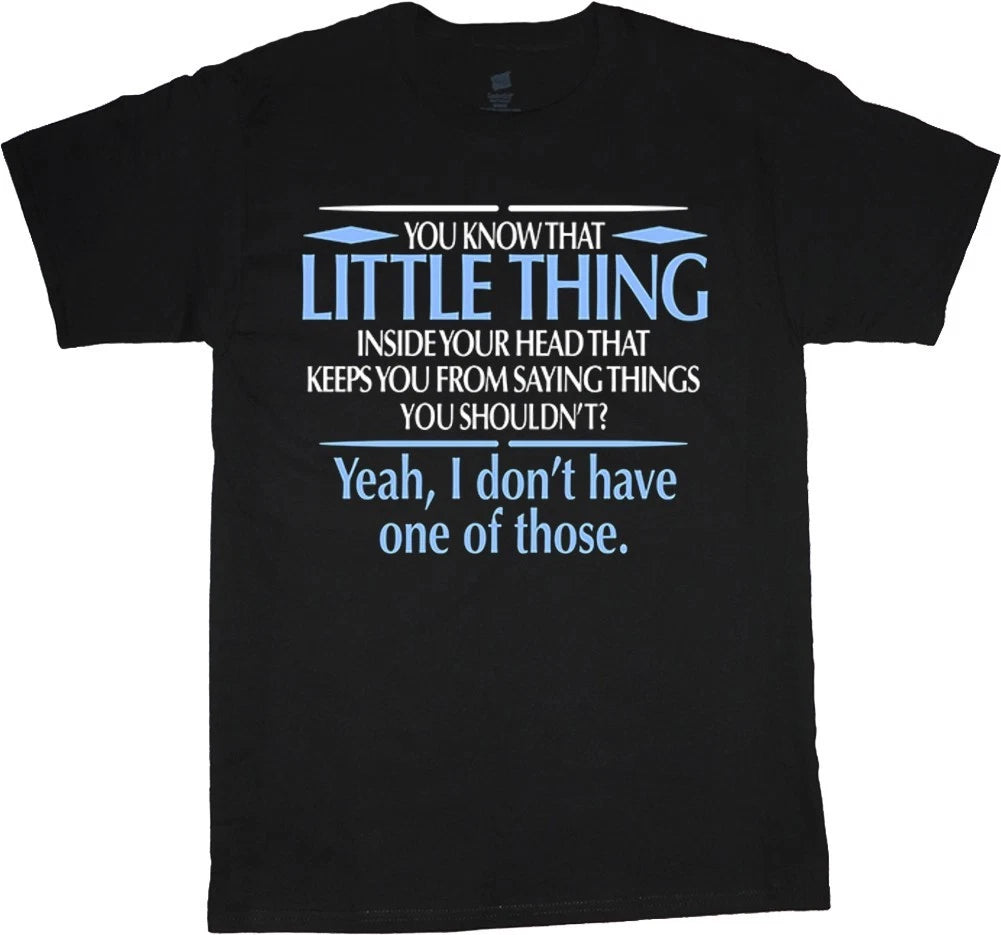 Funny T-shirt Rude Offensive Dark Humor Jokes Sayings Men's Graphic Tees