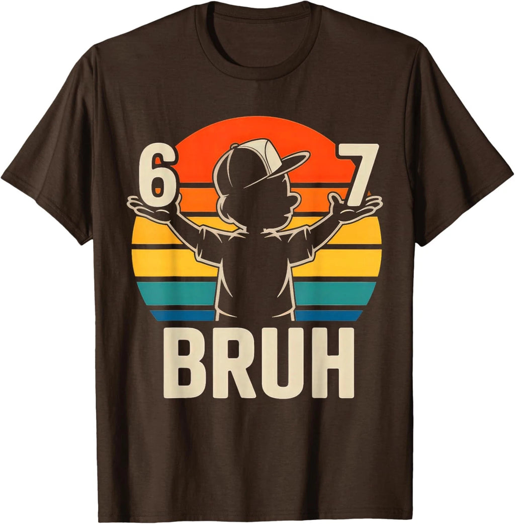 Bruh Retro Meme Kindergarten Design Funny Meme Unisex T-Shirt