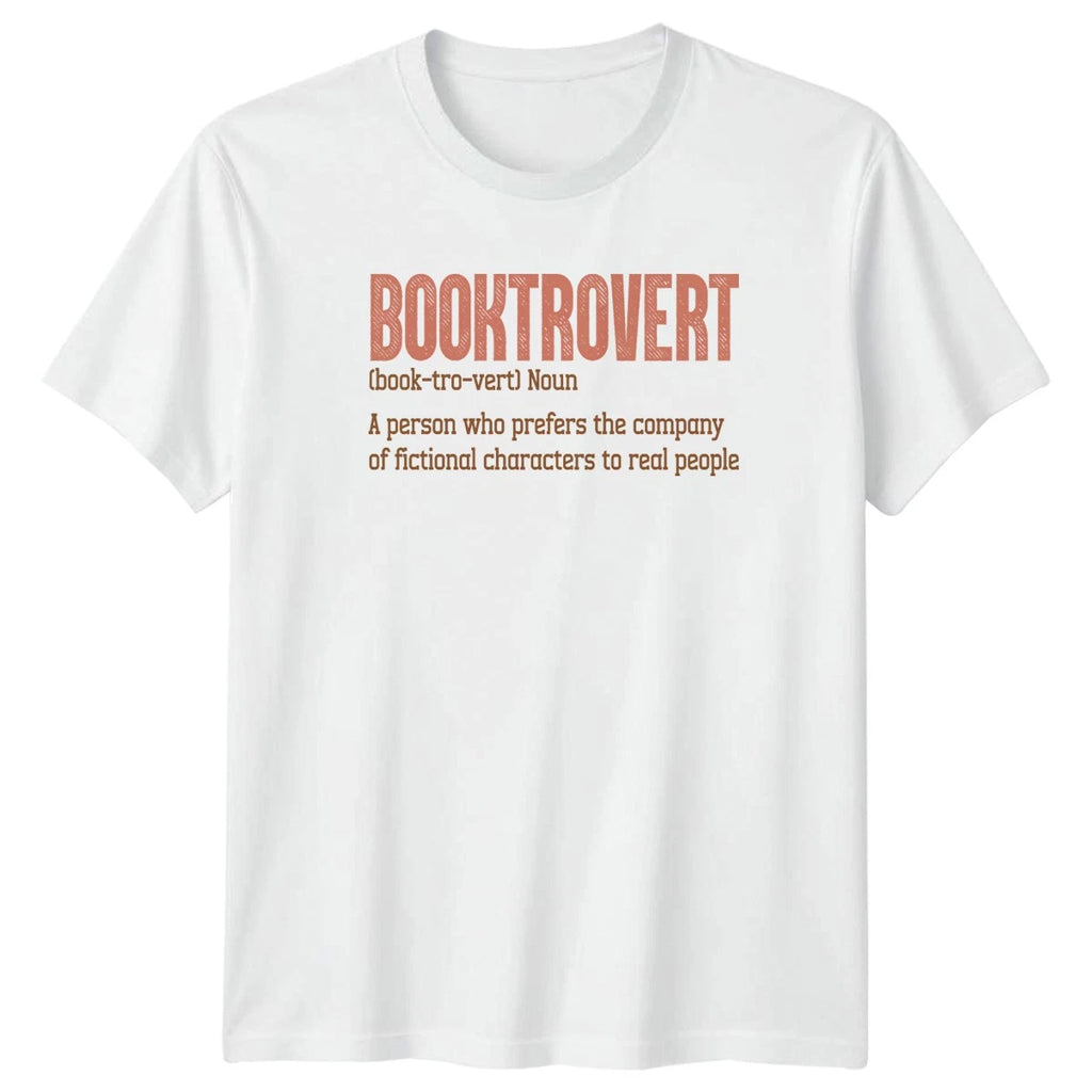 Booktrovert Book Tro Vert Noun A T-Shirt Dictionary Definition Reader Gift