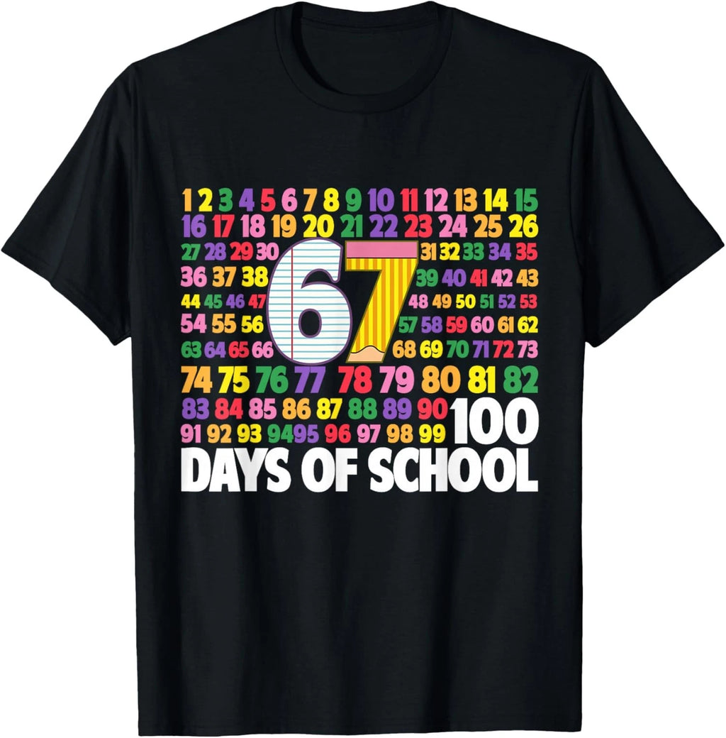 100th Day 67 100 Days of School Cool Teacher Unisex T-Shirt