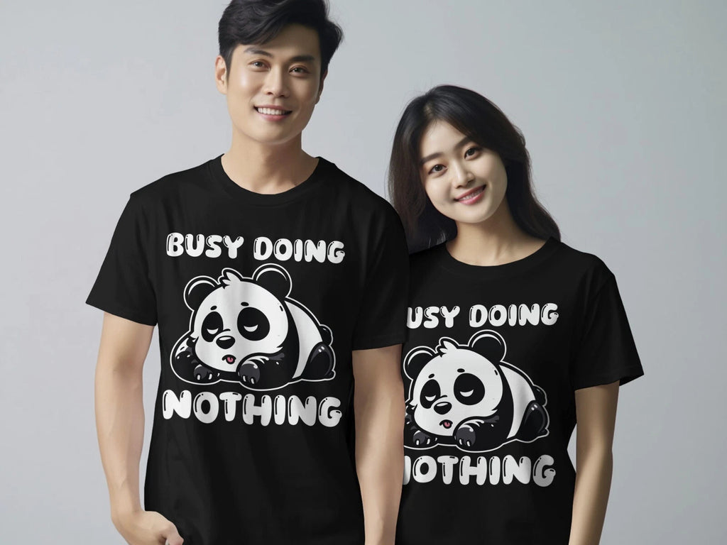 Lazy Animal Themed T-Shirt Tired Design Animal Lovers Funny Gift Unisex Tee Logo