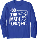 Do The Math Funny 67 Meme Elementary Teacher Long Sleeve T-Shirt
