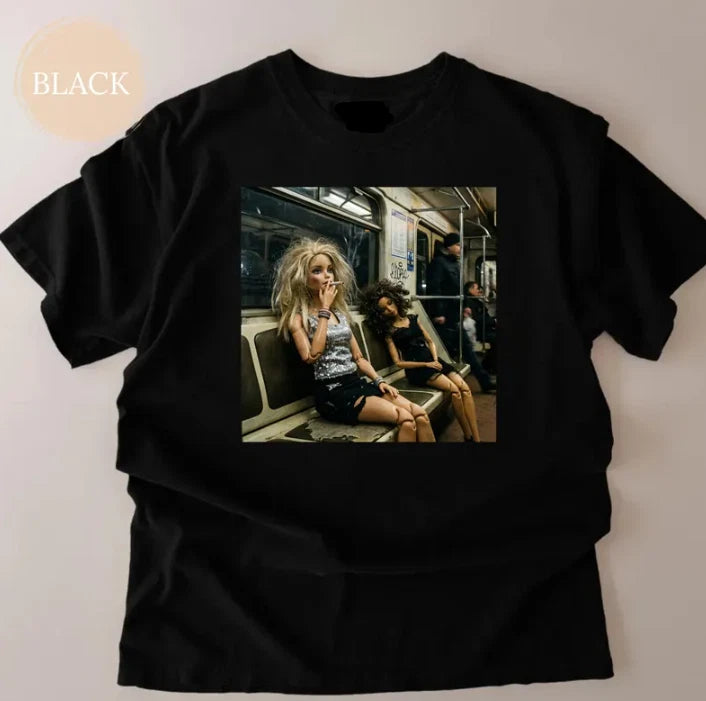 Doll Party Meme Graphic Tee, Meme Shirt, Funny Mood Tee