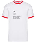 Funny Definition Cats Internet - Mens Ringer - Cat Pet Pets Kitten Meme