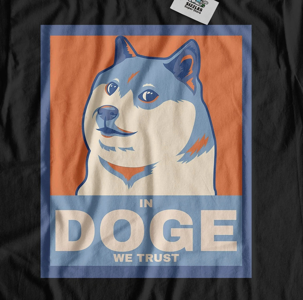 Unisex Funny Doge T-Shirt Meme Coins To The Moon And Cryptocurrency Tees