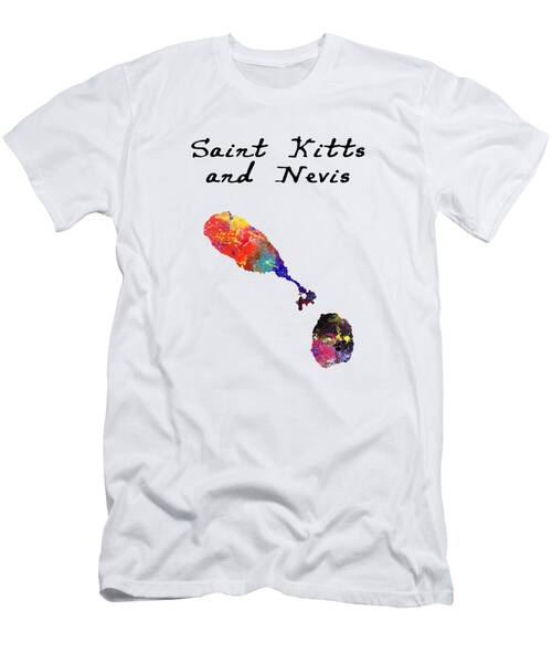 Saint Kitts And Nevis Quote Art Design Inspiration T-Shirt