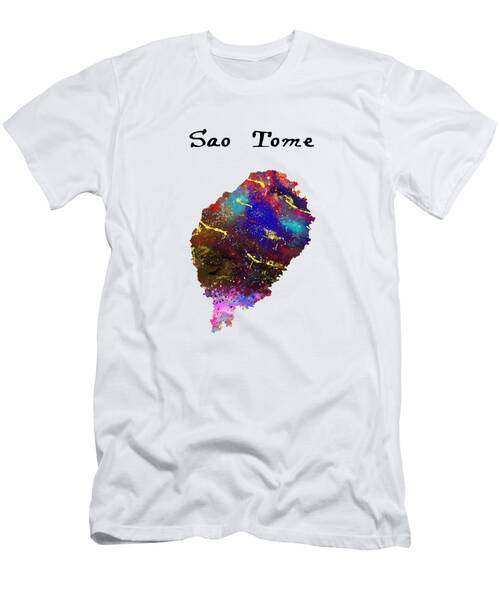 Sao Tome Quote Art Design Inspirational Motivatio T-Shirt