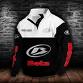 Beta Motorcycles Custom Name Stand Collar Sweatshirt