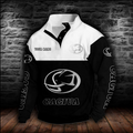 Cagiva Motorcycles Custom Name Stand Collar Sweatshirt