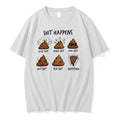 Shit Happens Holy Shit Crazy Cool Shit Hot Shit Sick Shit Shitstrorm 0 Tshirts Sweater Unisex , , , Long Sleeve Tee
