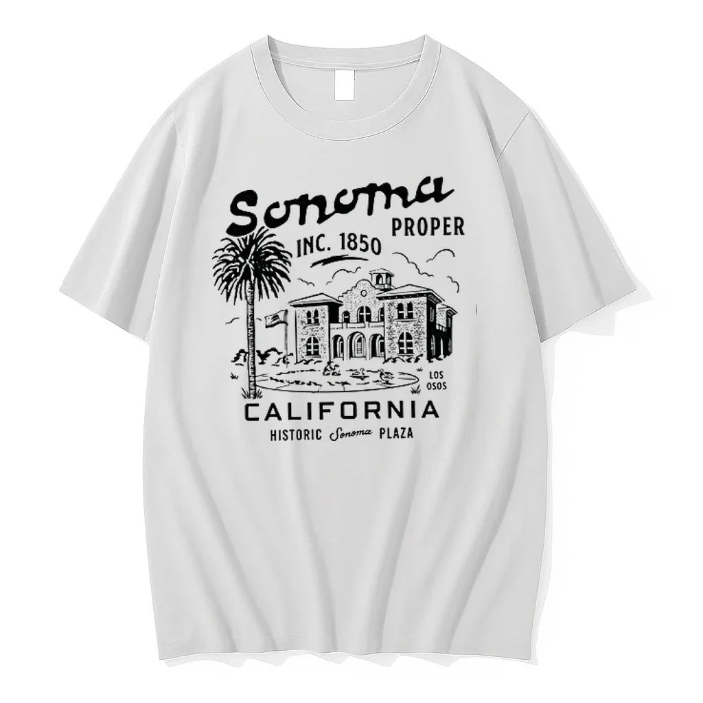 Sonoma Proper Inc 1850 California Historic Sonoma Plaza 0 Tshirts Sweater Unisex , , , Long Sleeve Tee