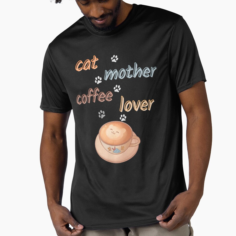 cat mother coffee lover by BooWearBer