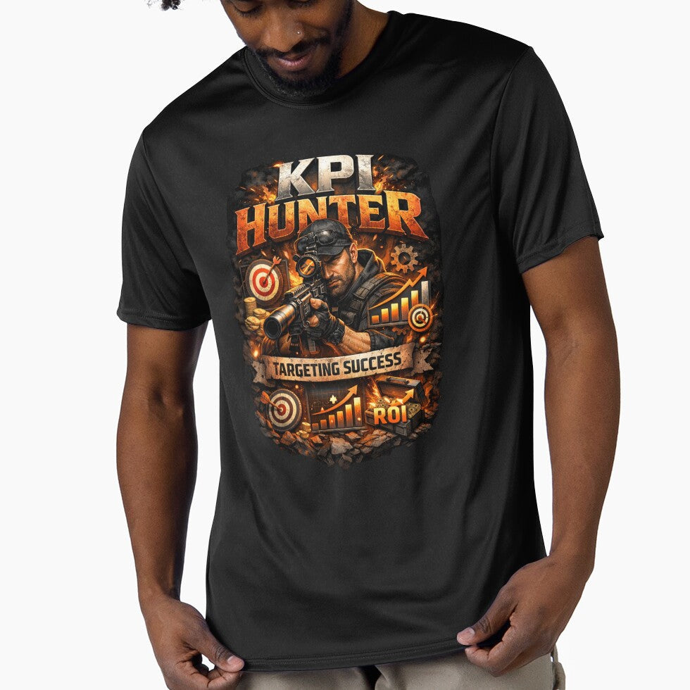 KPI Hunter Funny Work Meme Corporate Office Humor by Echo_Lane Unisex , , , Long Sleeve Tee