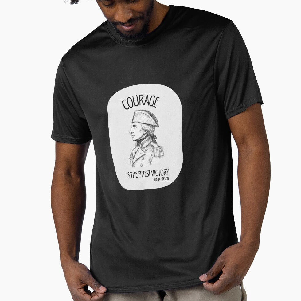 Lord Nelson Minimalist Portrait | Courage Inspired Line Art by NorfolkLegendsandIcons