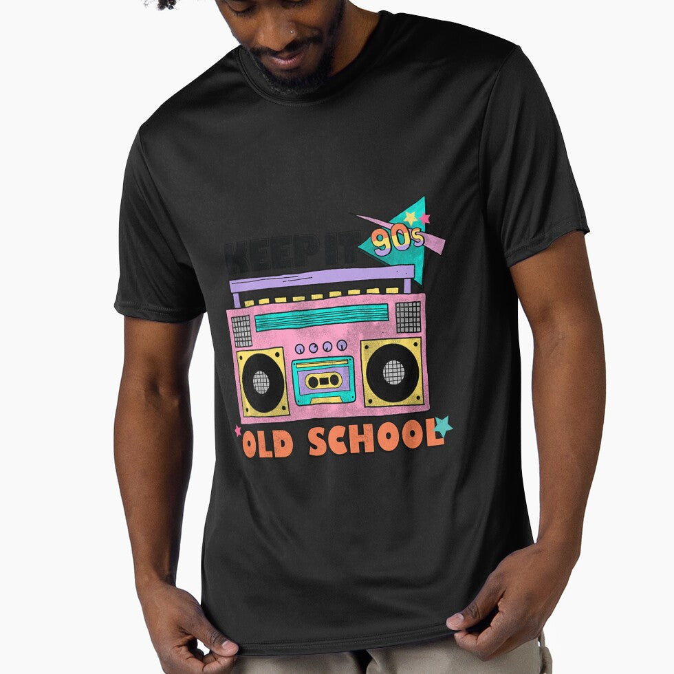 Keep It Old School 90S Theme Retro Pack by ahronmitch4961 Unisex , , , Long Sleeve Tee
