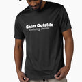 Calm Outside, Show Distance Without Talking by JokeAndStyle Unisex , , , Long Sleeve Tee