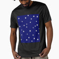 Pretty Y2K Glitter Stars Design in Royal Blue by Femme Pastel Collective