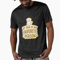 Funny Dog Lover Sticker – My Dog Is My Favorite Person (Gold) by JoyC Design Hub