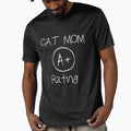 Cat Mom A+ Rating Shirt, Cat Lover Shirt by Sleepy Cat Design