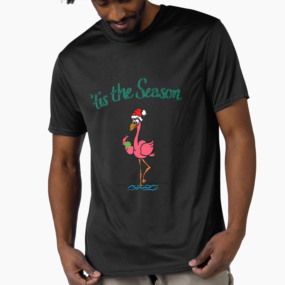 Holiday Flamingo by OTPillustration