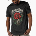 Bloom and Doom – Surreal Rose Eye Reaper Design by FocusedPatterns