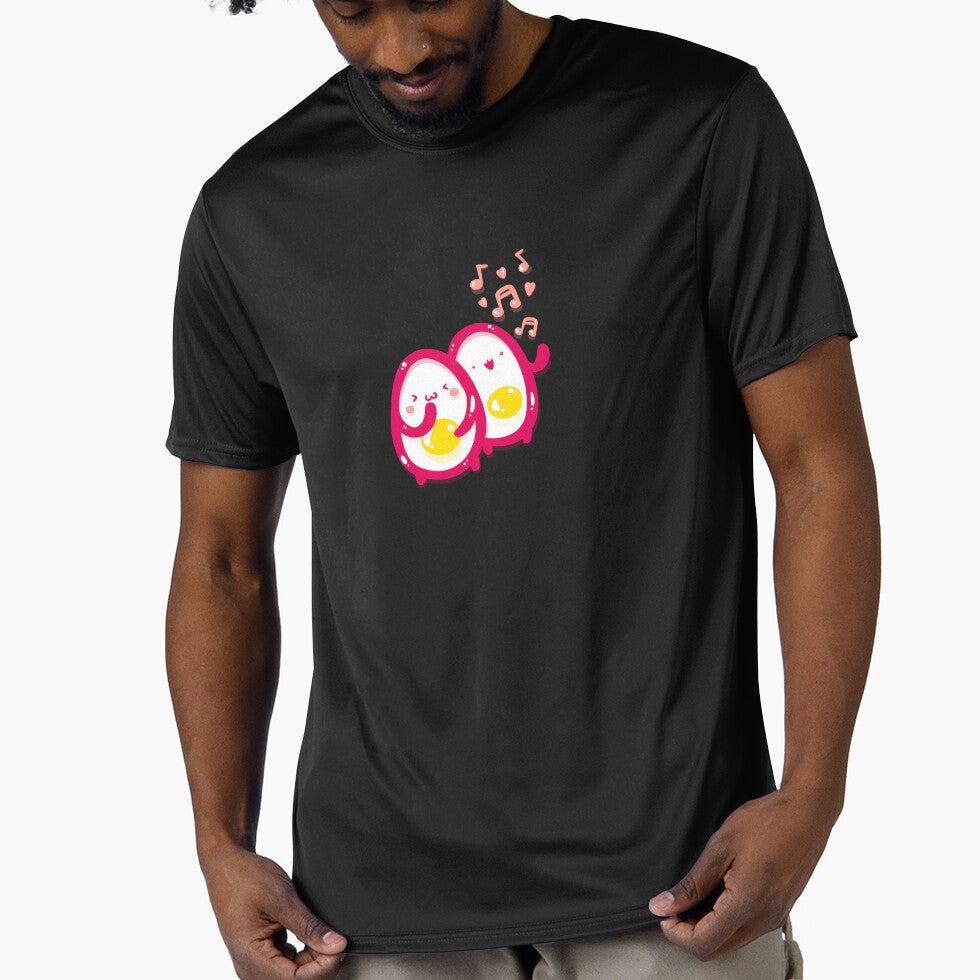 Eggously Love Song | Kawaii Singing Duet by eggously Unisex , , , Long Sleeve Tee