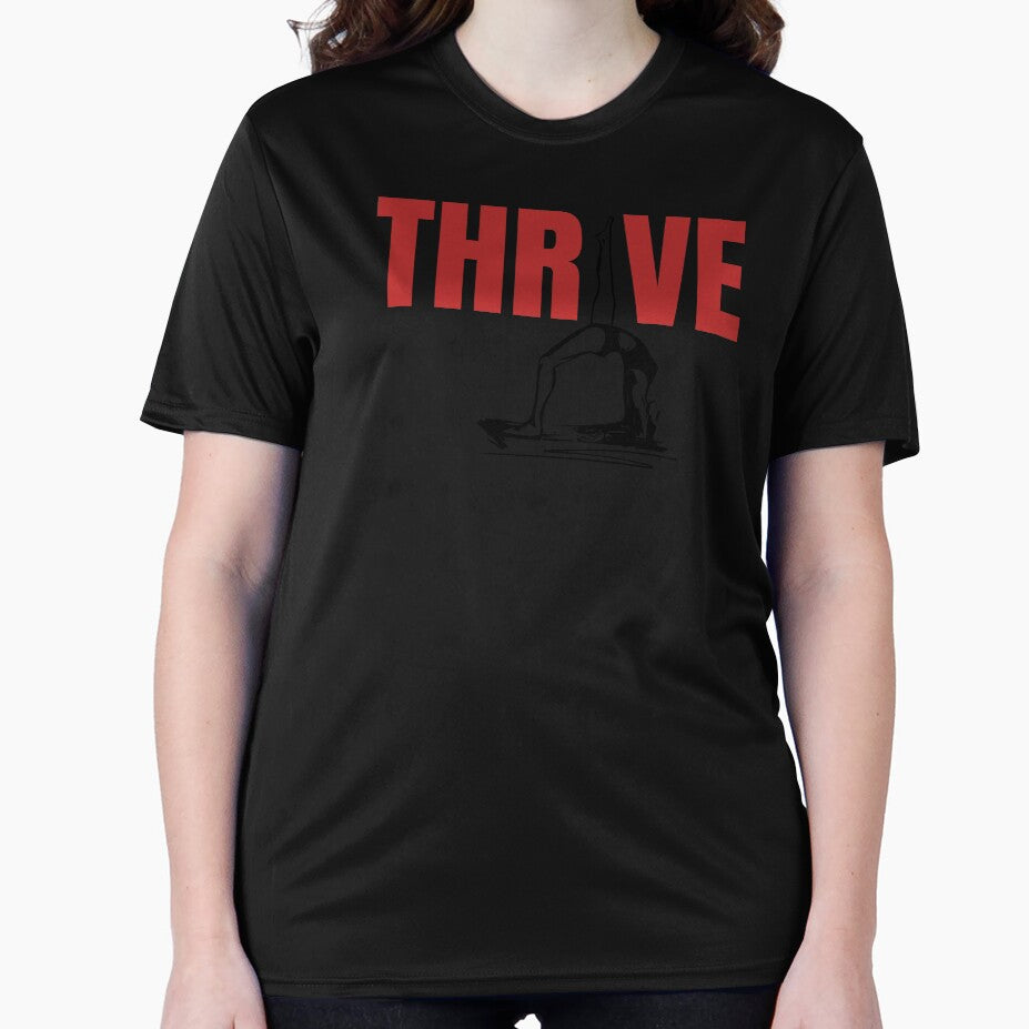 THRIVE- Yoga Design by AK Vinyasa Unisex , , , Long Sleeve Tee