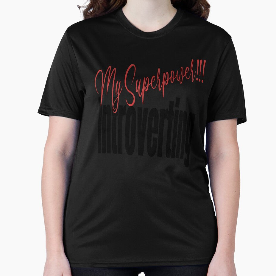 My Superpower: Introverting!!! by KansydMerch Unisex , , , Long Sleeve Tee