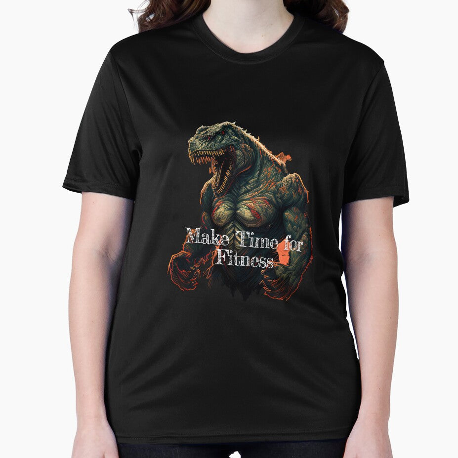 Make Time for Fitness Bodybuilding Fitness Gym Workout Exercise Merch Print Design by tengamerx