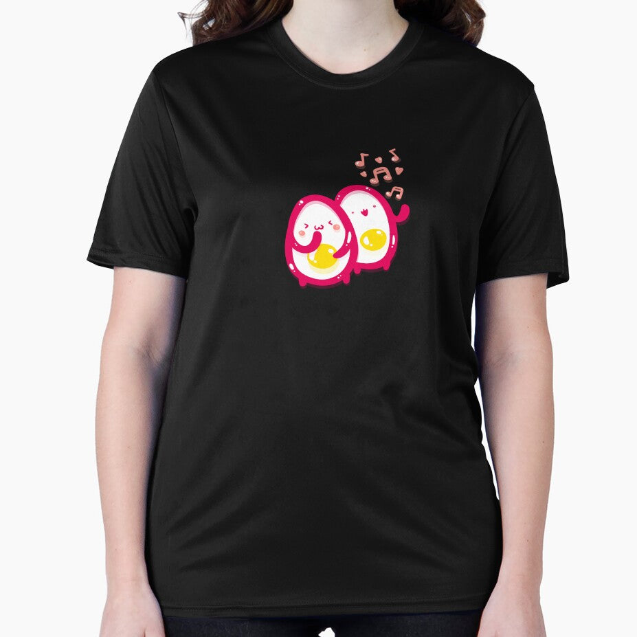 Eggously Love Song | Kawaii Singing Duet by eggously Unisex , , , Long Sleeve Tee