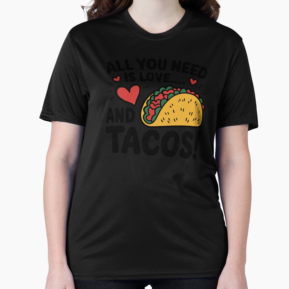 Taco with a funny inscription by MaggiLars Unisex , , , Long Sleeve Tee