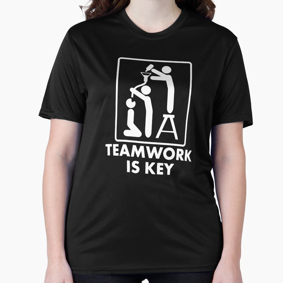 Beer Drinking - Teamwork Is Key by clickmostro Unisex , , , Long Sleeve Tee