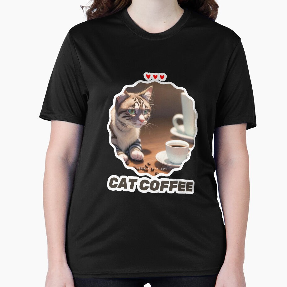 Cat Coffee Lover by Lychee Design