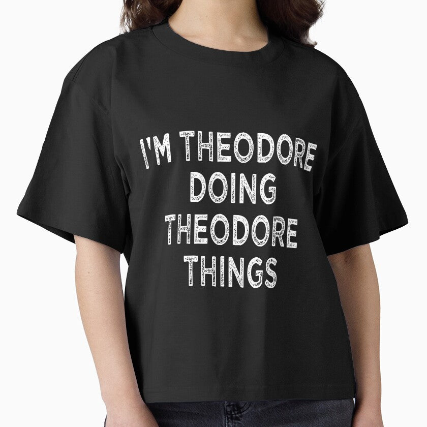 I'M THEODORE DOING THEODORE THINGS Funny Christmas by Khalmer ⭐⭐⭐⭐⭐