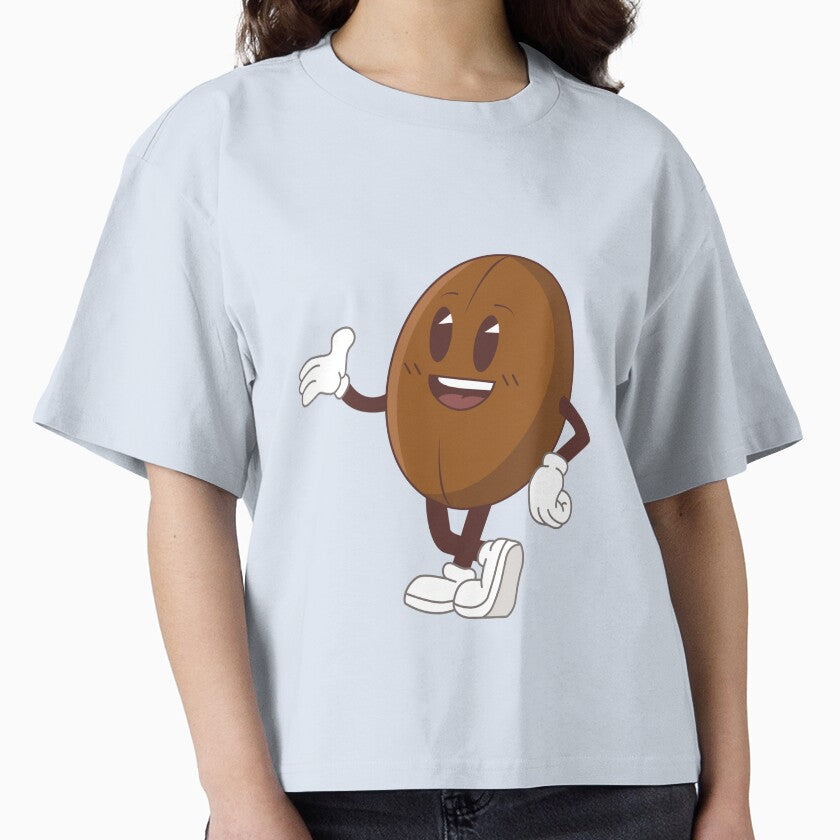 Smiling Coffee Bean by Ira Hosluliak Unisex , , , Long Sleeve Tee