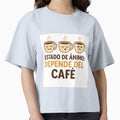 Mood depends on coffee - Funny design by BistreaDesign Unisex , , , Long Sleeve Tee