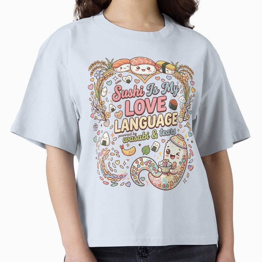 Sushi Is My Love Language Cute Funny Asian Food Lover AAPI by Im-Ara Unisex , , , Long Sleeve Tee