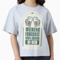 Weekend Forecast 100% Chance Of Beer Design by Artpace Unisex , , , Long Sleeve Tee