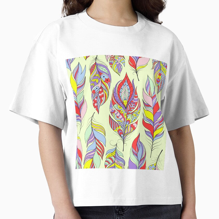 boho vivid feathers by haroulita