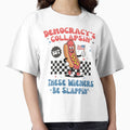 Democracy Is Collapsing But These Wieners Be Slapping design Perfect for BBQ, political satire, hot dog lovers, and memes by MotivaChic