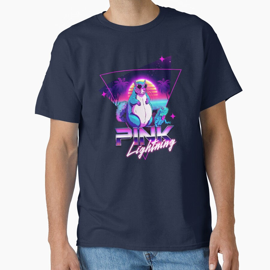 Pink Lightning Thumbelina: Retro Wave by ThumbelinaShop