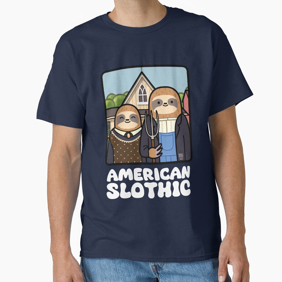 American Slothic (Dark) by DocHackenbush